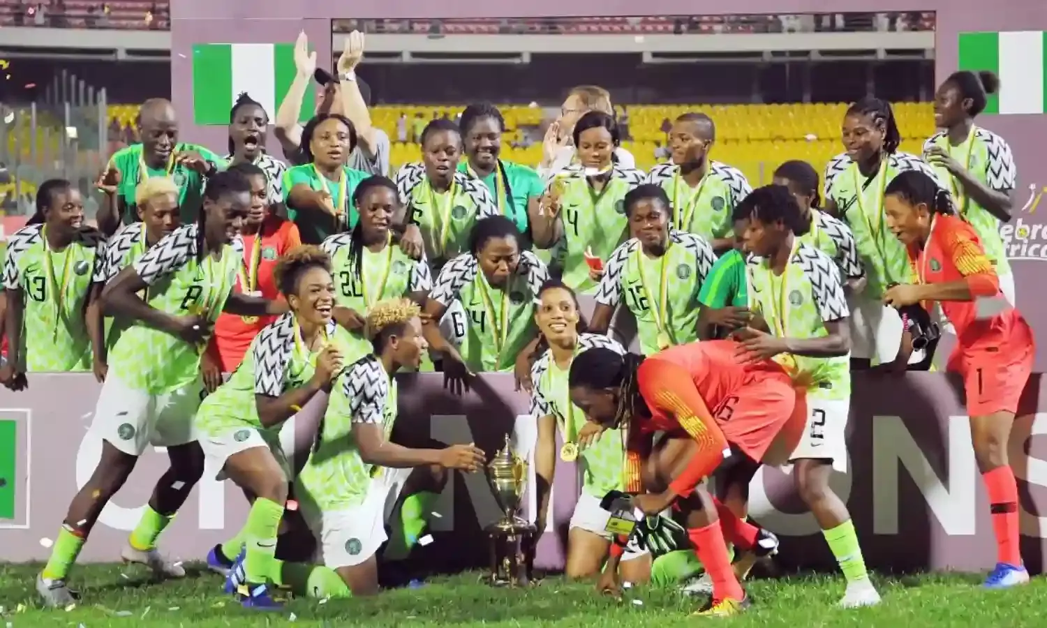 Super Falcons climb to 38th on FIFA rankings