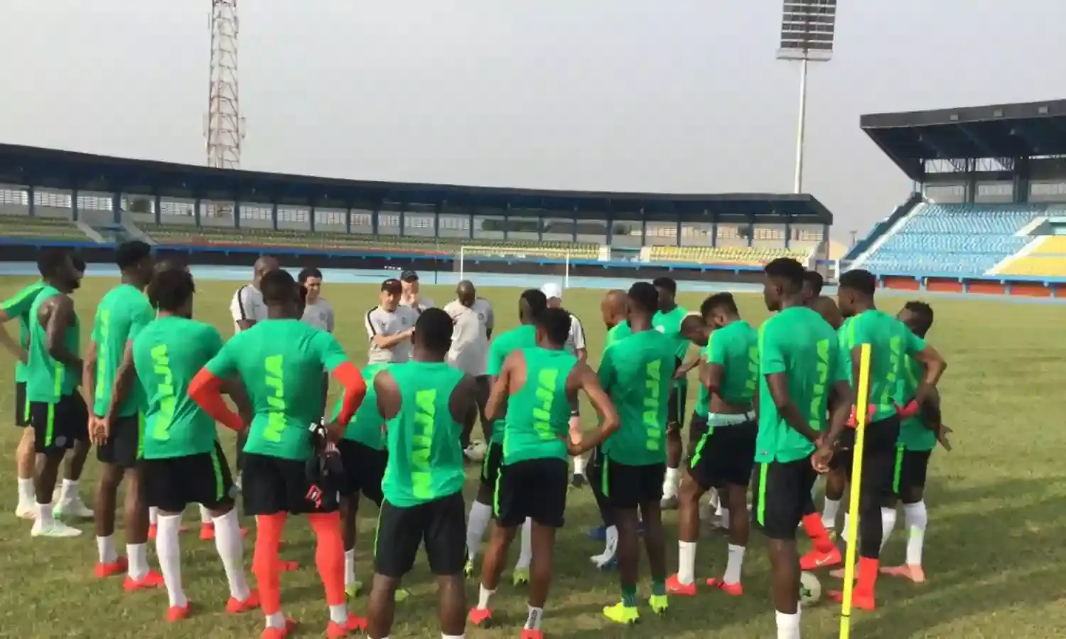 AFCON Qualifier: Full house as Super Eagles hold first training session in Asaba