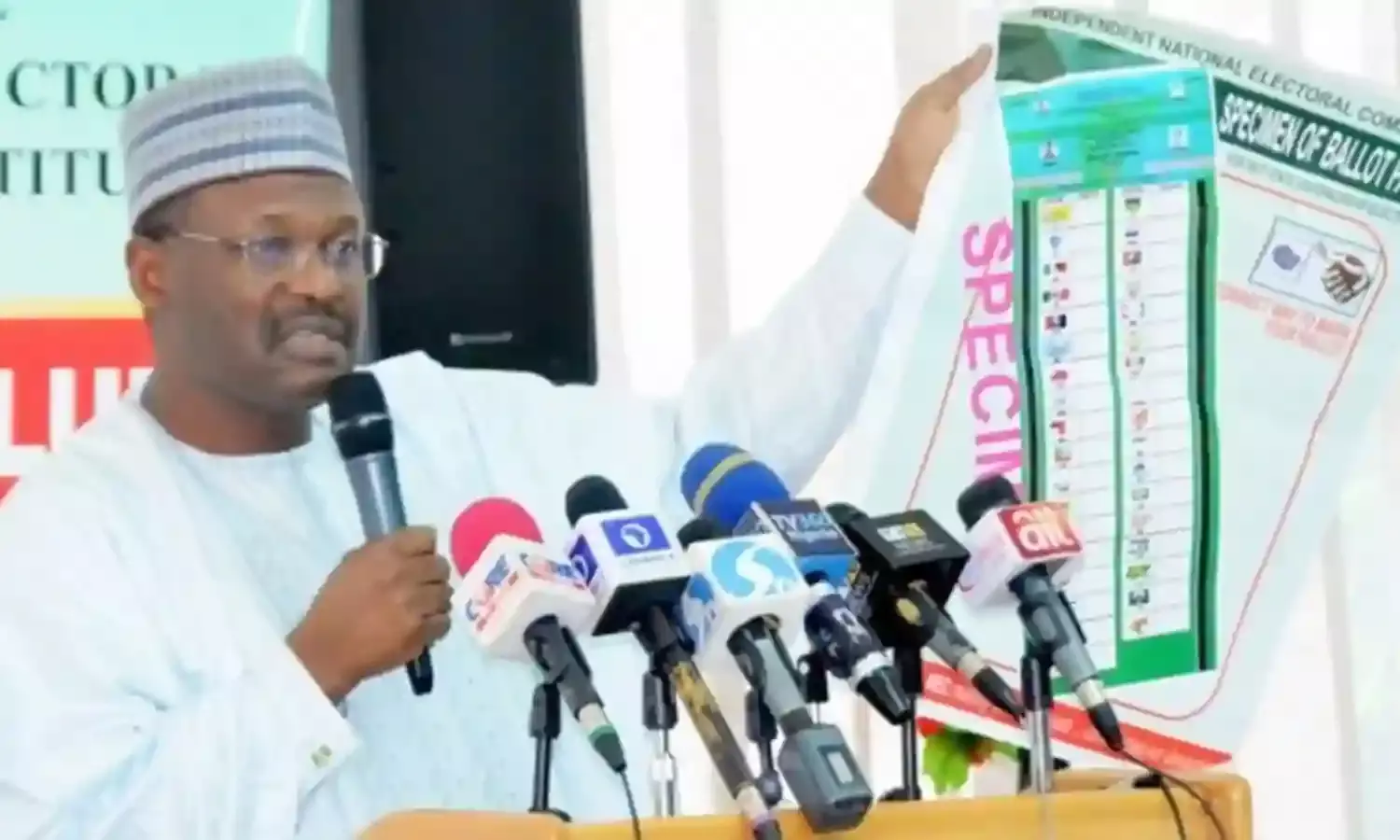 Breaking: INEC release colours of ballot papers, boxes for Feb. 16 elections