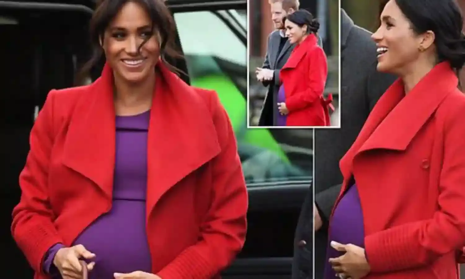 Meghan Markle reportedly tells well-wishers baby due in April