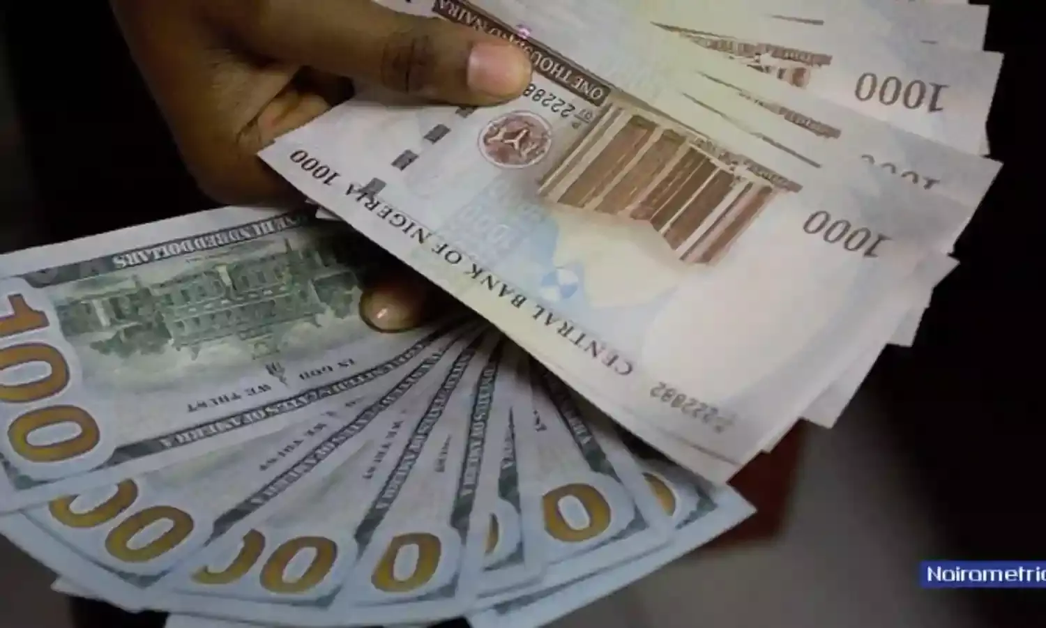 Naira gains marginally against the dollar