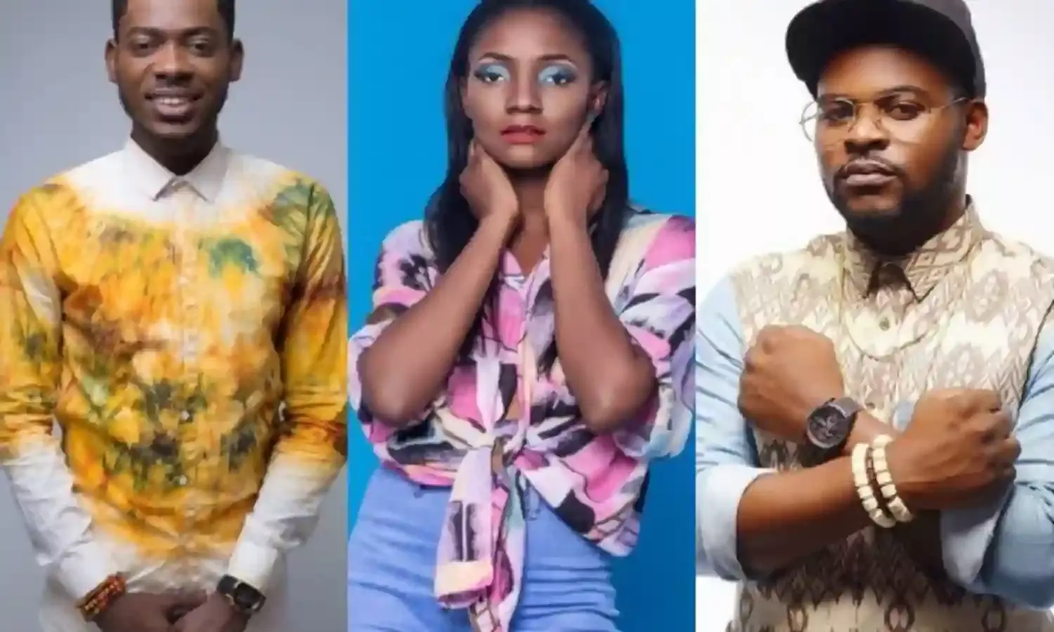 Falz, Ric Hassani, others react as Adekunle Gold and Simi wed