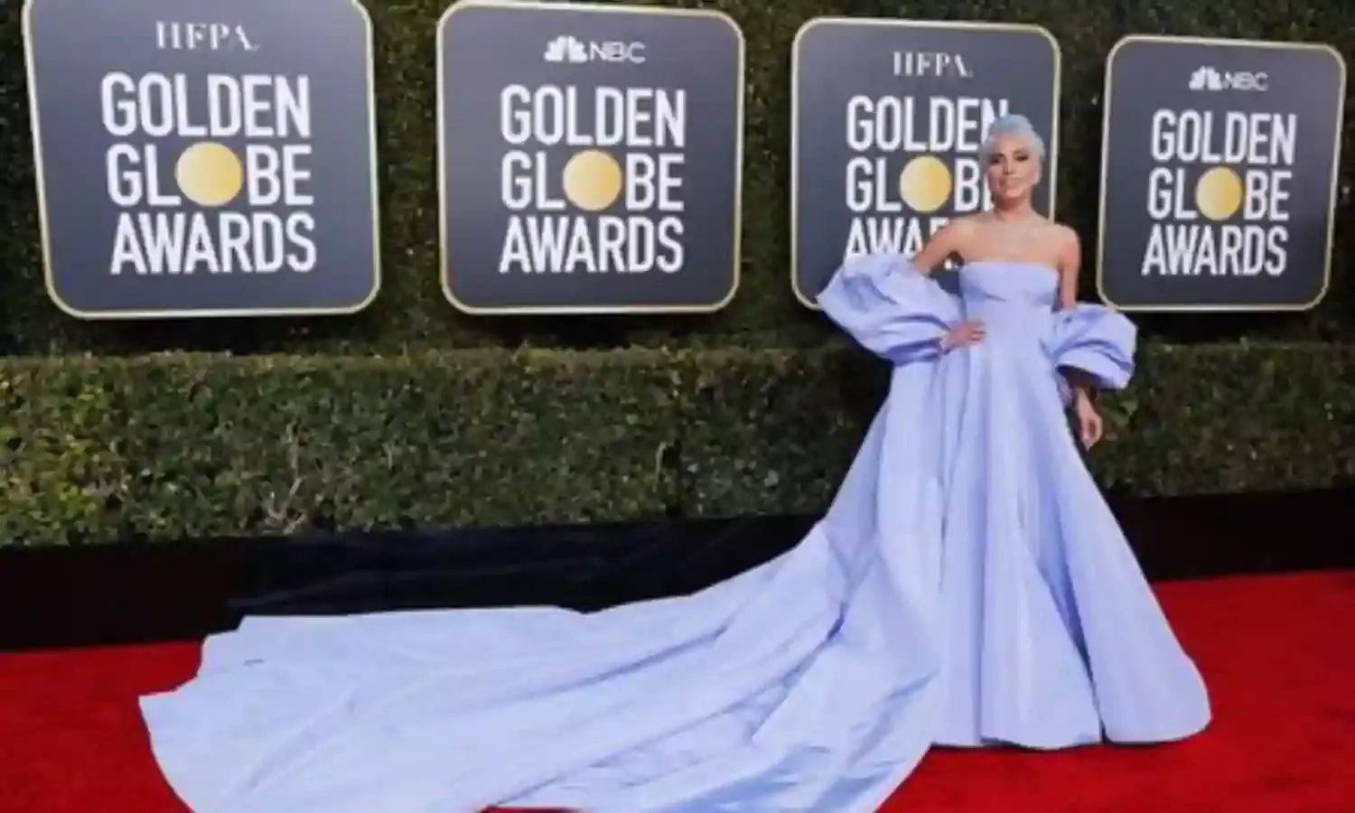 Lady Gaga goes old school on colour-filled Golden Globes red carpet