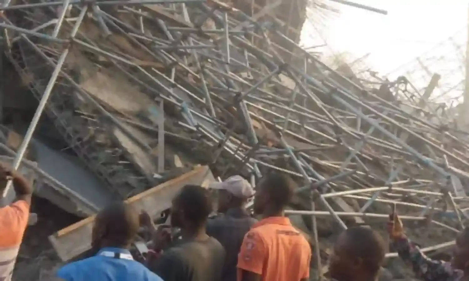 Many feared dead as 7-storey building, under construction, collapses, at GRA, PH, Rivers State