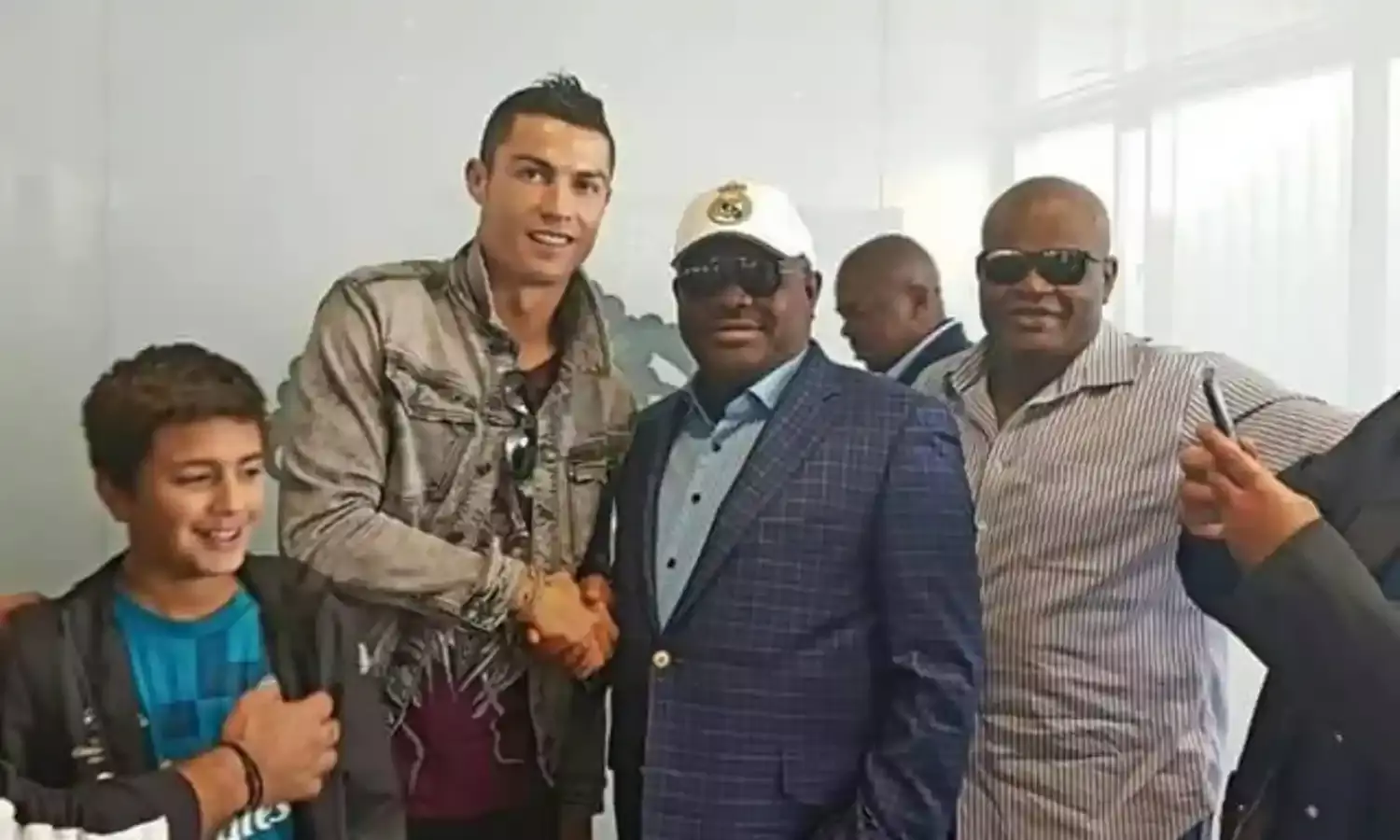 Governor Wike Meets Ronaldo in Madrid
