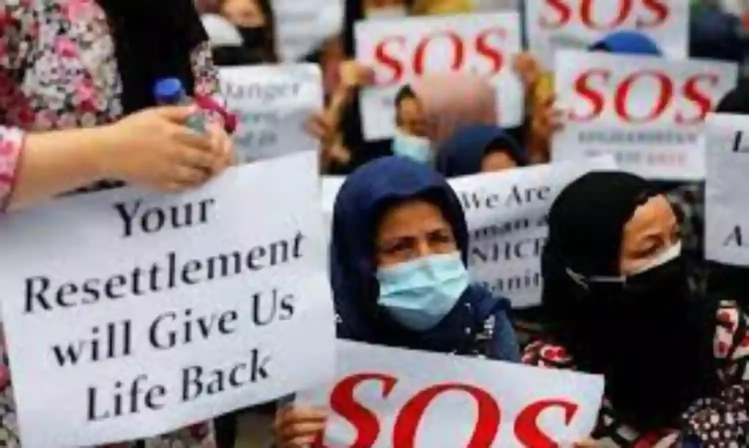 Afghan refugees in Indonesia rally seek resettlement