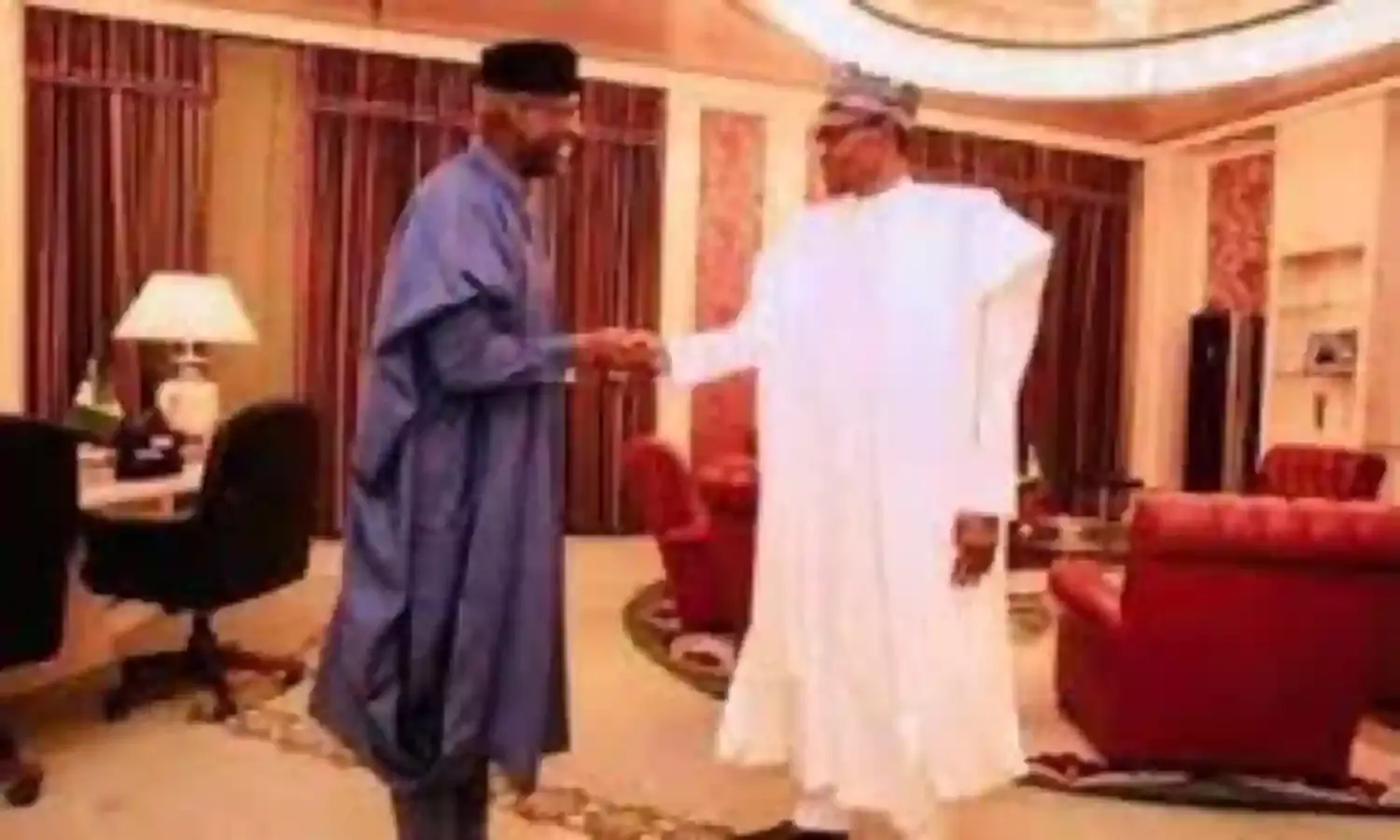 Buhari greets Ovie Omo-Agege at 58