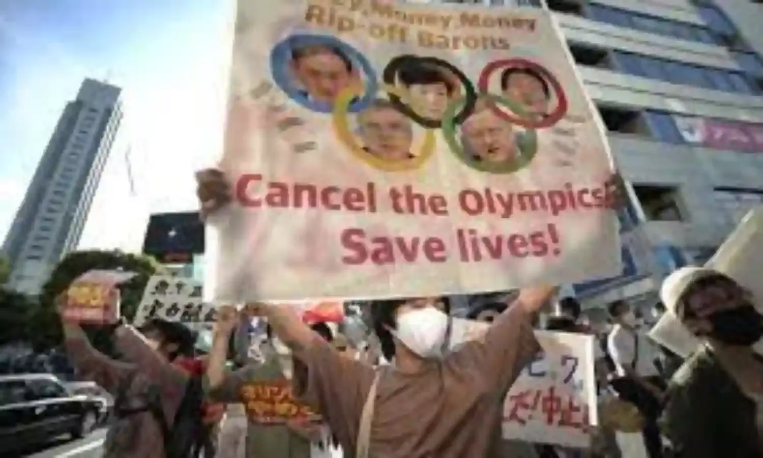 Protests held in Tokyo against Olympics