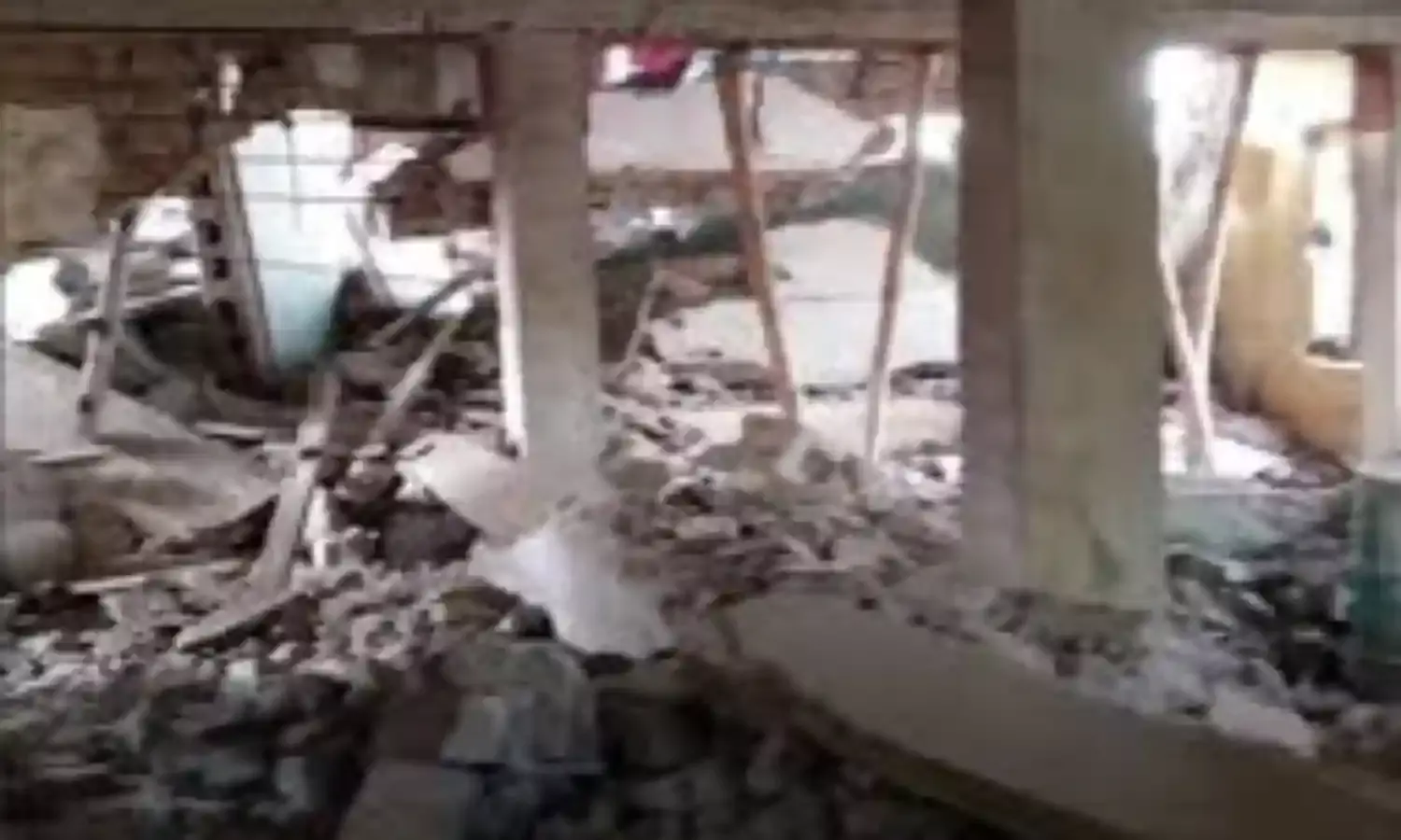 Building collapses in Lagos community