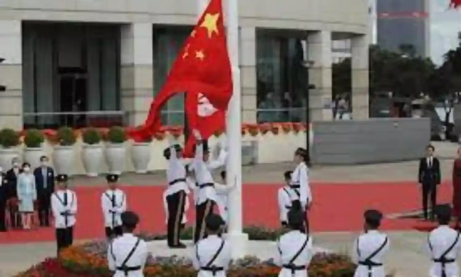 Hong Kong marks anniversary of Chinese rule under protest ban