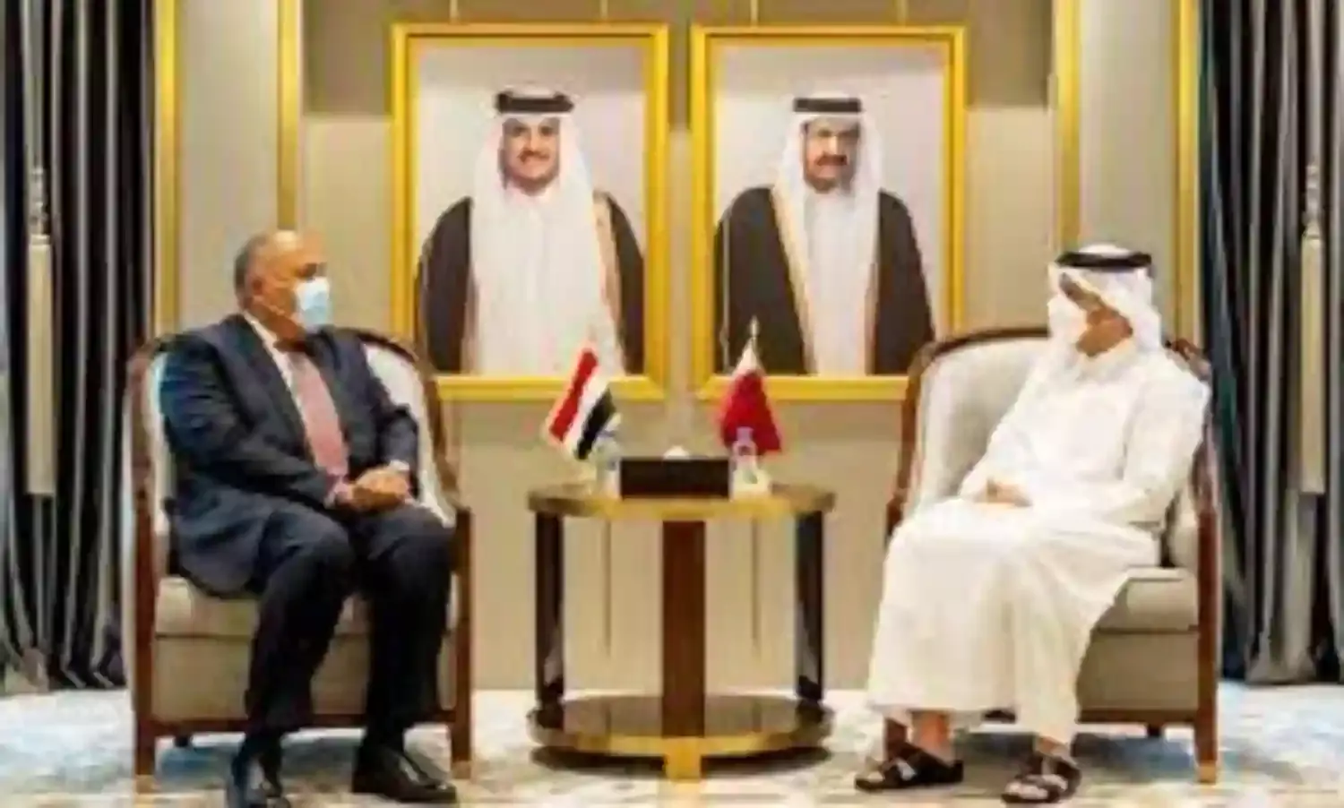 Egypt’s FM in 1st visit to Doha since regional rift erupted