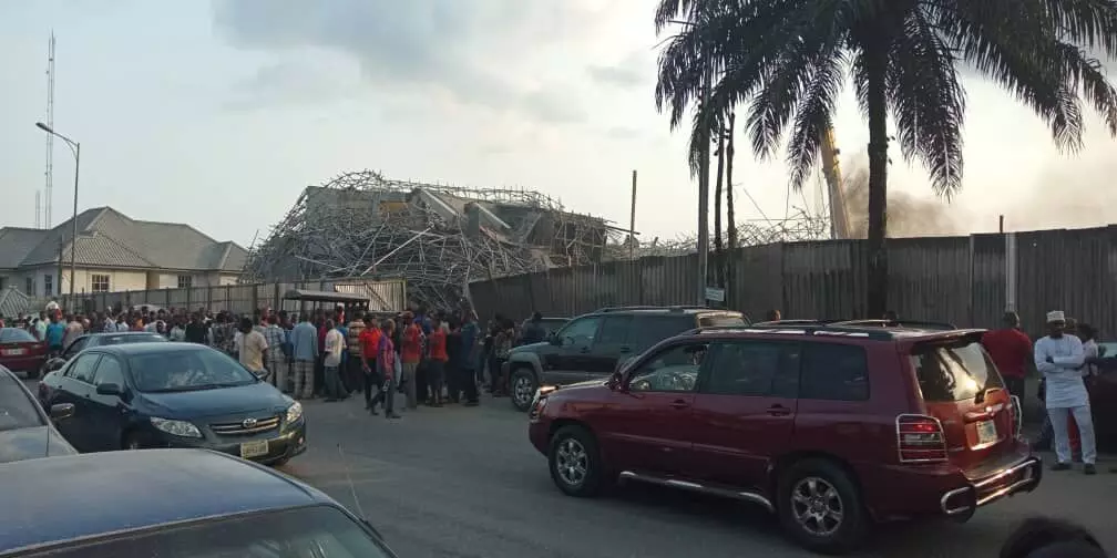 Many feared dead as 7-storey building, under construction, collapses, at GRA, PH, Rivers State