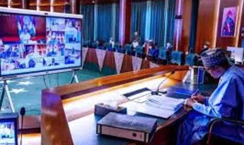 Ministries Make Presentations as Buhari Presides over Virtual FEC