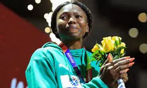 Brume expresses joy at winning first medal Brume expresses joy at winning first medal