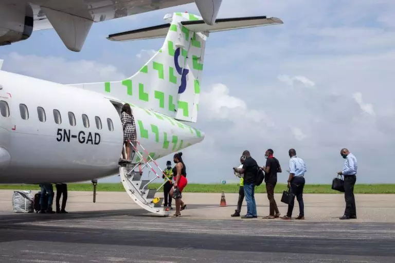 Green Africa’s inaugural flight arrives Abuja Airport