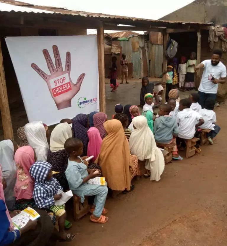 Cholera: Springs Aid Foundation embarks on door-to-door campaign in FCT