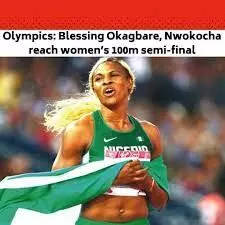 Okagbare, Nwokocha qualify for women’s 100m semi-finals