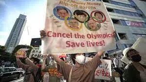Protests held in Tokyo against Olympics