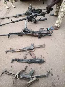 Troops eliminate terrorists, recover weapons